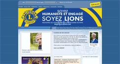 Desktop Screenshot of lions103n.org